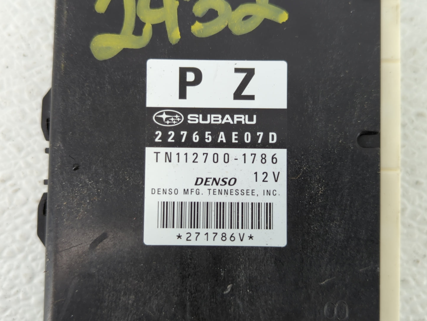 2013-2014 Subaru Legacy PCM Engine Control Computer ECU ECM PCU OEM P/N:22765AE07D 22765AE07B, 89661-08380 Fits Fits 2013 20