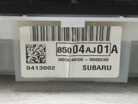 2013-2014 Subaru Legacy Instrument Cluster Speedometer Gauges P/N:85004AJ01A Fits Fits 2013 2014 OEM Used Auto Parts - Oemus