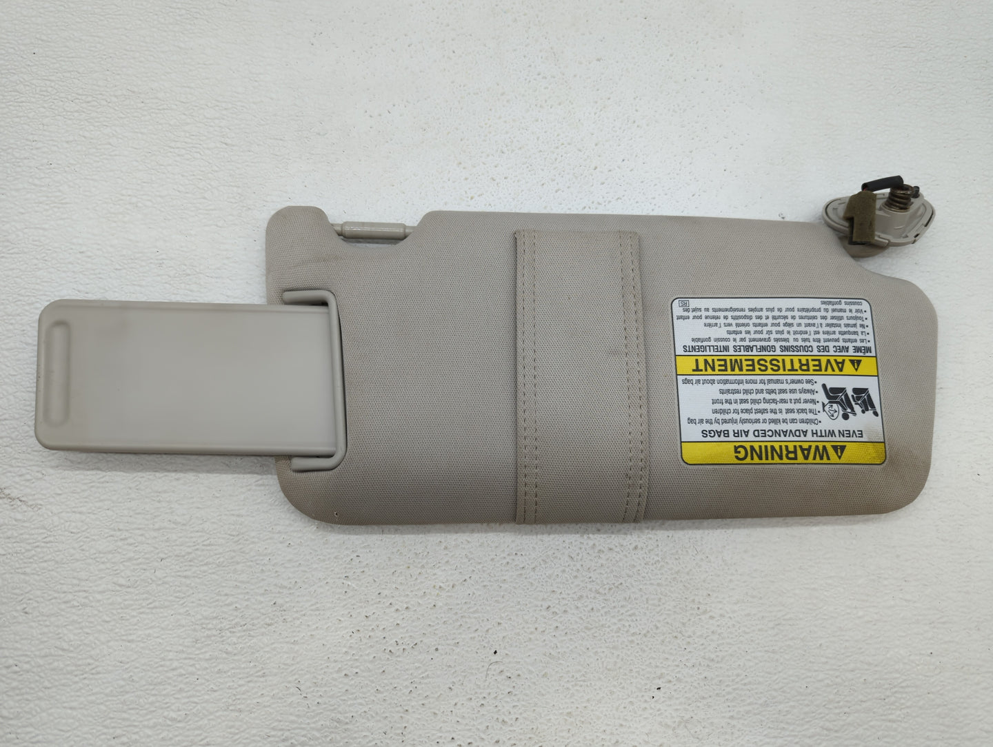2010-2014 Subaru Legacy Sun Visor Shade Replacement Passenger Right Mirror Fits Fits 2010 2011 2012 2013 2014 OEM Used Auto 