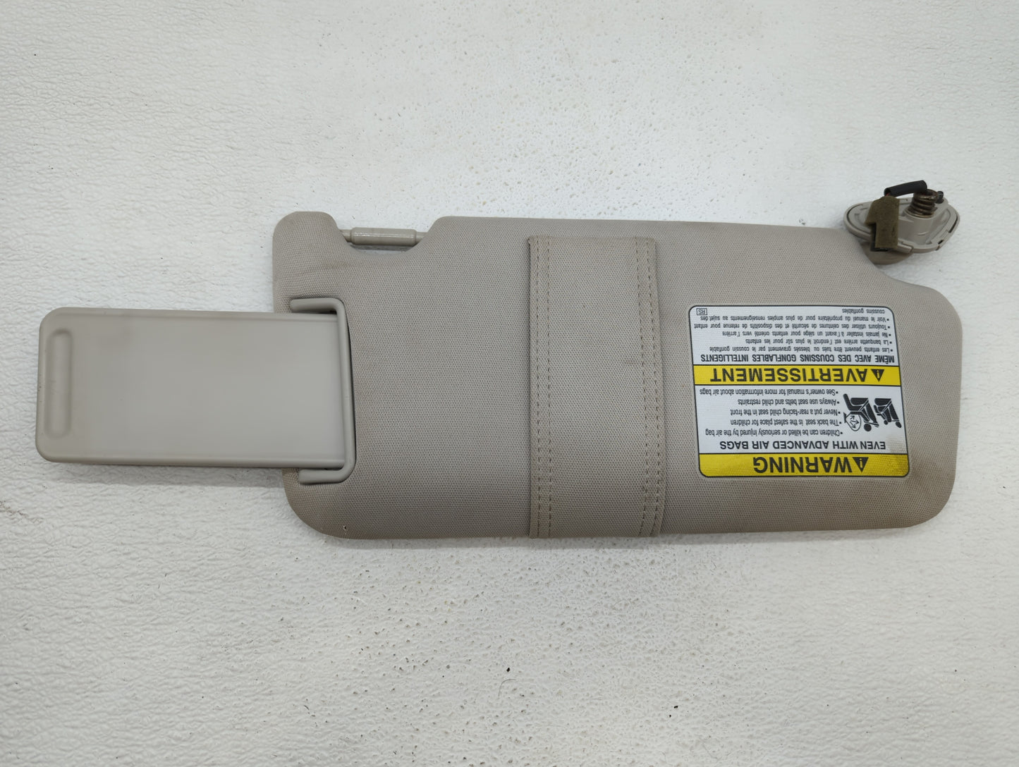 2010-2014 Subaru Legacy Sun Visor Shade Replacement Passenger Right Mirror Fits Fits 2010 2011 2012 2013 2014 OEM Used Auto 