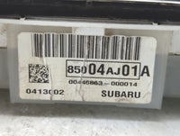 2013-2014 Subaru Legacy Instrument Cluster Speedometer Gauges P/N:85004AJ01A Fits Fits 2013 2014 OEM Used Auto Parts - Oemus