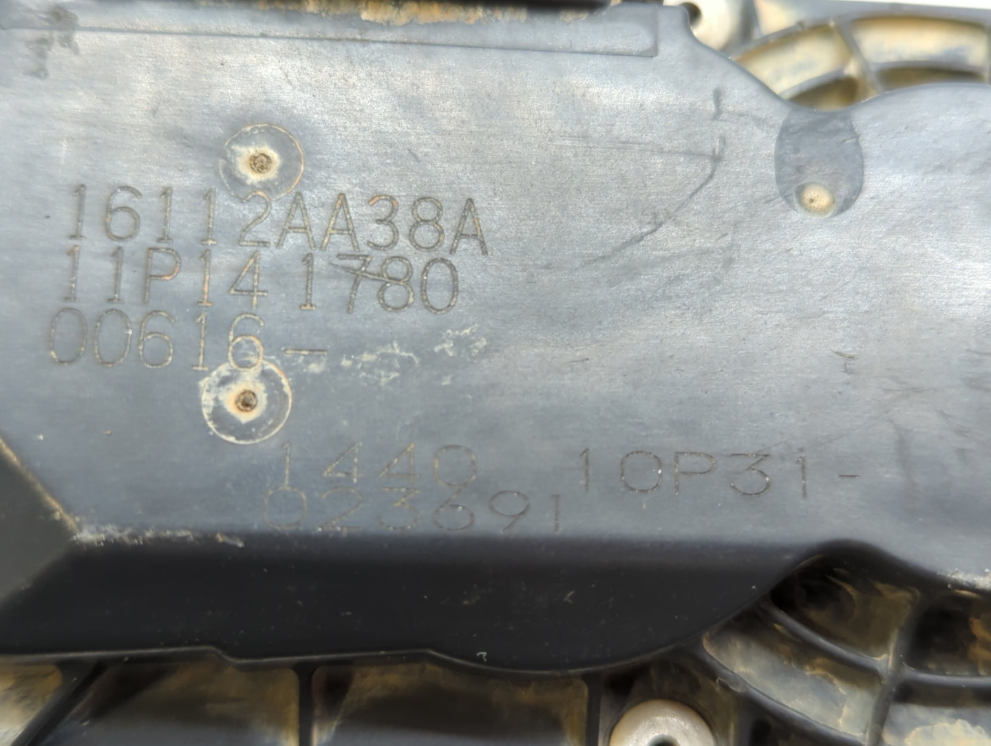 2013-2019 Subaru Legacy Throttle Body P/N:16112AA38A Fits Fits 2013 2014 2015 2016 2017 2018 2019 OEM Used Auto Parts - Oemu