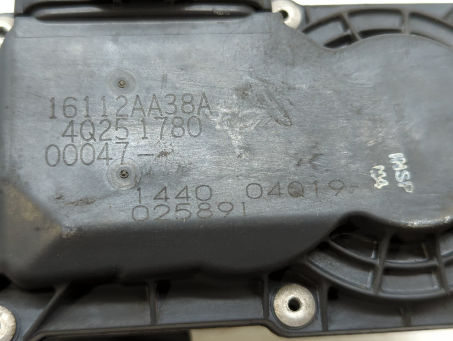 2013-2019 Subaru Legacy Throttle Body P/N:16112AA38A Fits Fits 2013 2014 2015 2016 2017 2018 2019 OEM Used Auto Parts - Oemu