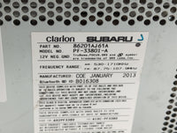 2012-2014 Subaru Legacy Radio AM FM Cd Player Receiver Replacement P/N:86201AJ61A Fits Fits 2012 2013 2014 OEM Used Auto Par