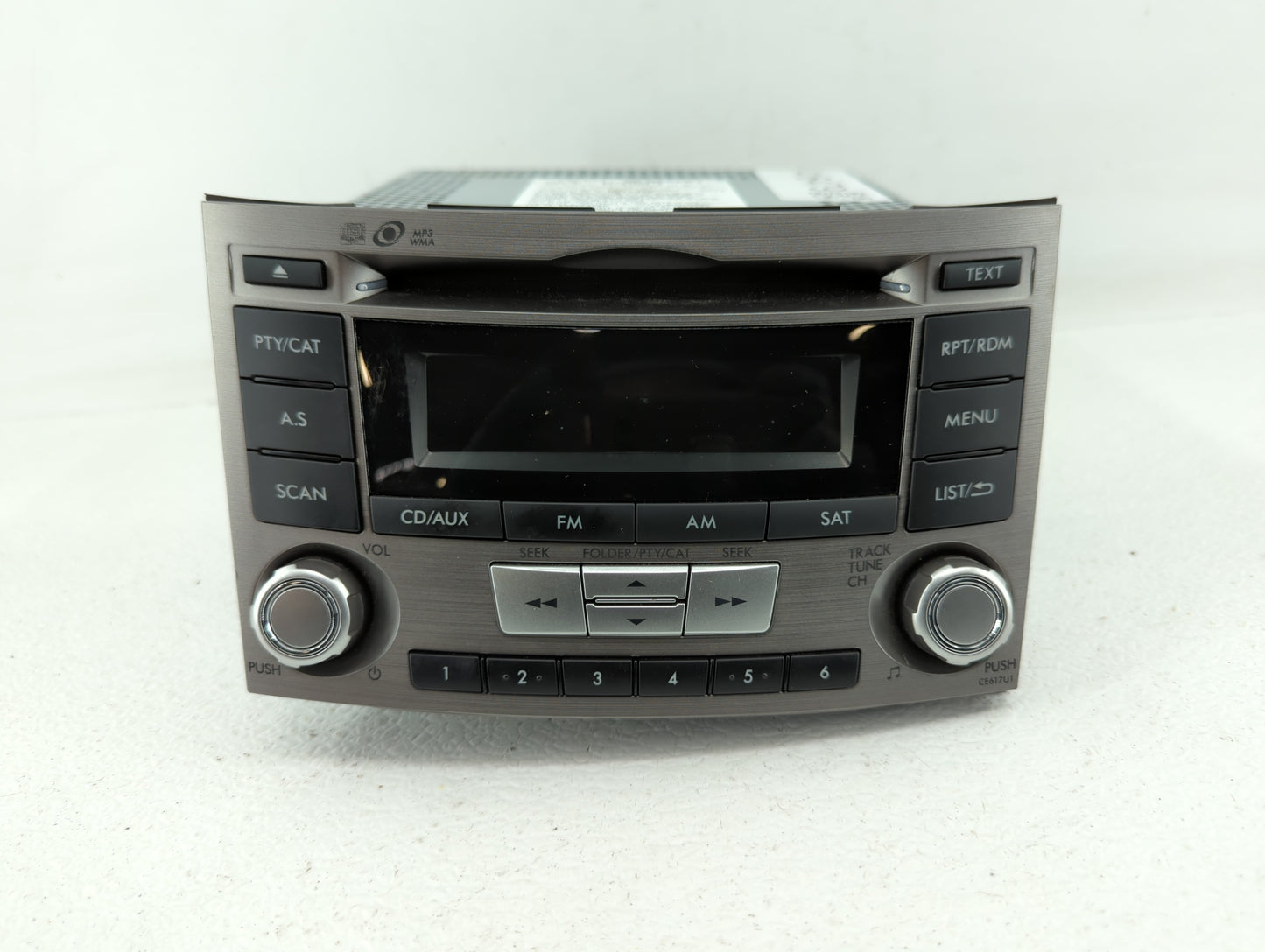 2012-2014 Subaru Legacy Radio AM FM Cd Player Receiver Replacement P/N:86201AJ66A 86201AJ61A Fits Fits 2012 2013 2014 OEM Us