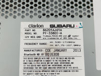 2012-2014 Subaru Legacy Radio AM FM Cd Player Receiver Replacement P/N:86201AJ66A 86201AJ61A Fits Fits 2012 2013 2014 OEM Us