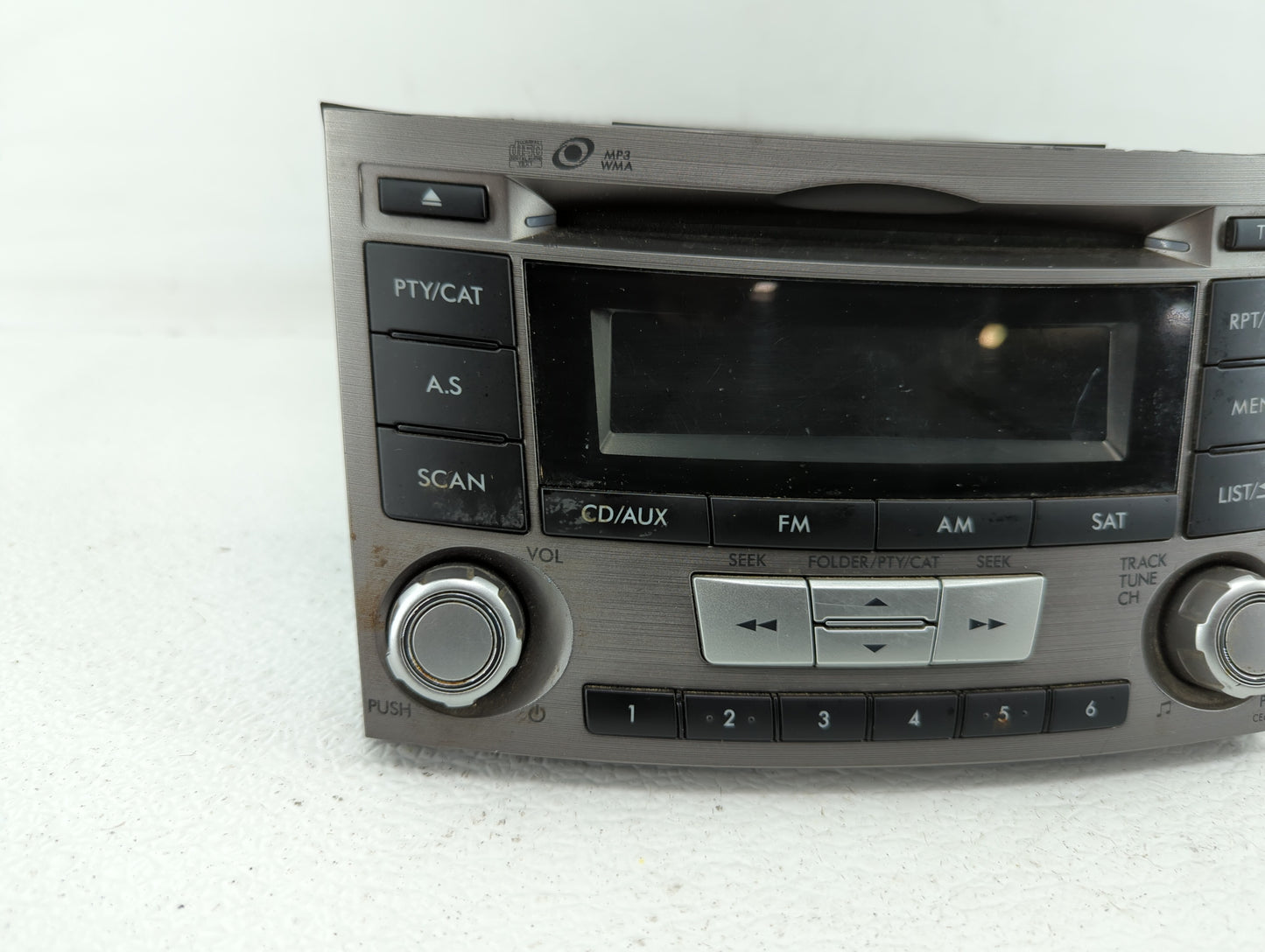 2012-2014 Subaru Legacy Radio AM FM Cd Player Receiver Replacement P/N:86201AJ66A 86201AJ61A Fits Fits 2012 2013 2014 OEM Us