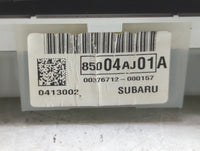 2013-2014 Subaru Legacy Instrument Cluster Speedometer Gauges P/N:85004AJ01A Fits Fits 2013 2014 OEM Used Auto Parts - Oemus