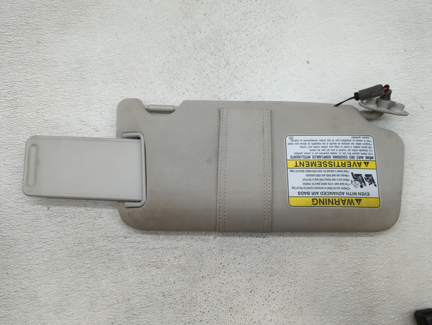 2010-2014 Subaru Legacy Sun Visor Shade Replacement Driver Left Mirror Fits Fits 2010 2011 2012 2013 2014 OEM Used Auto Part