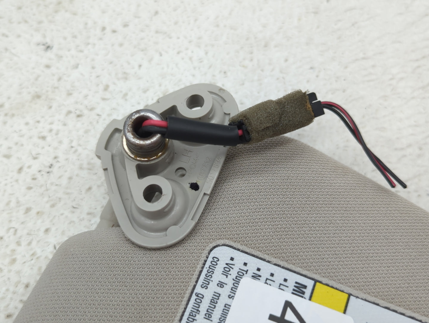 2010-2014 Subaru Legacy Sun Visor Shade Replacement Driver Left Mirror Fits Fits 2010 2011 2012 2013 2014 OEM Used Auto Part