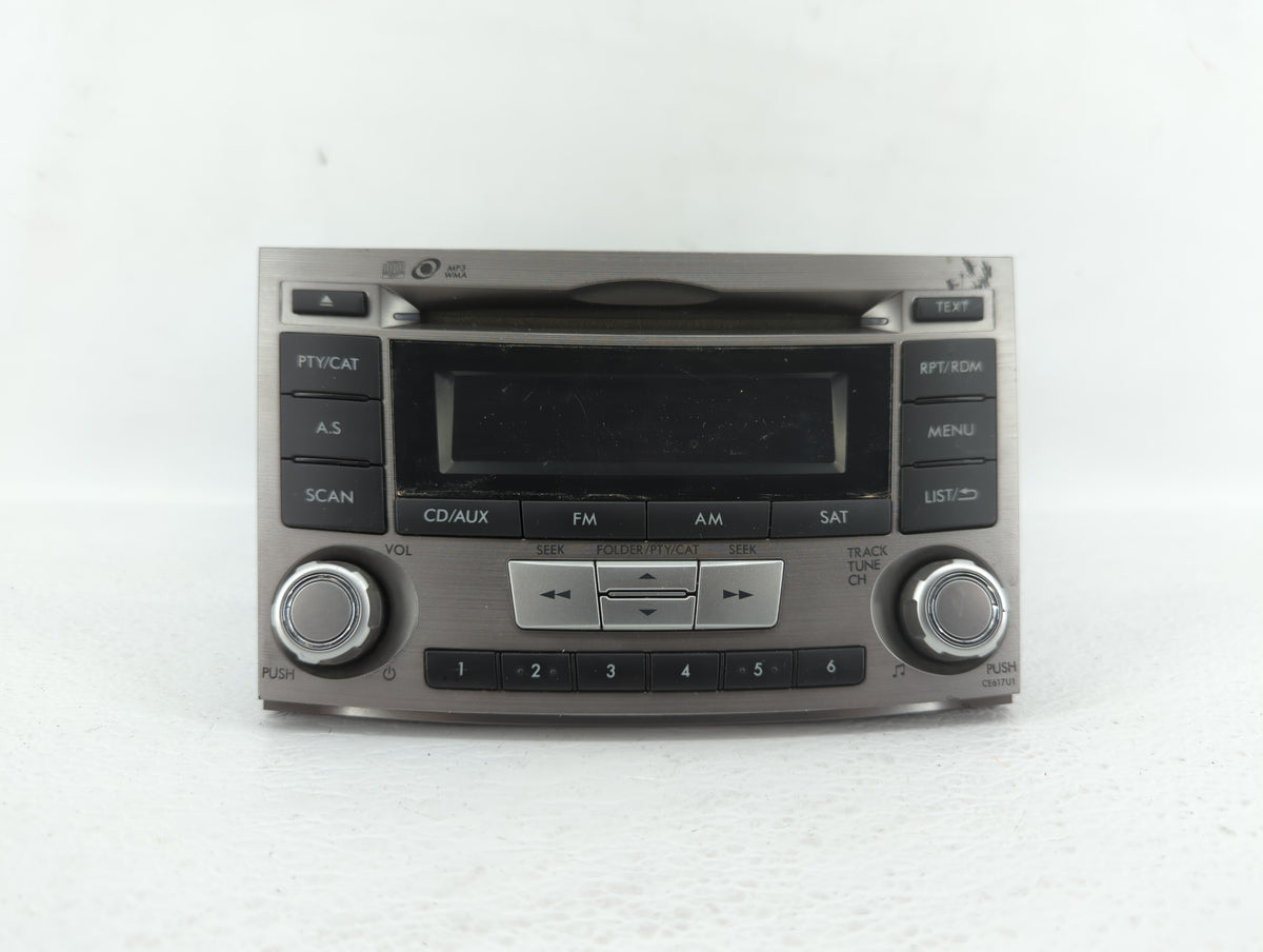 2012-2014 Subaru Legacy Am Fm Cd Player Radio Receiver 440446 - Oemusedautoparts1.com