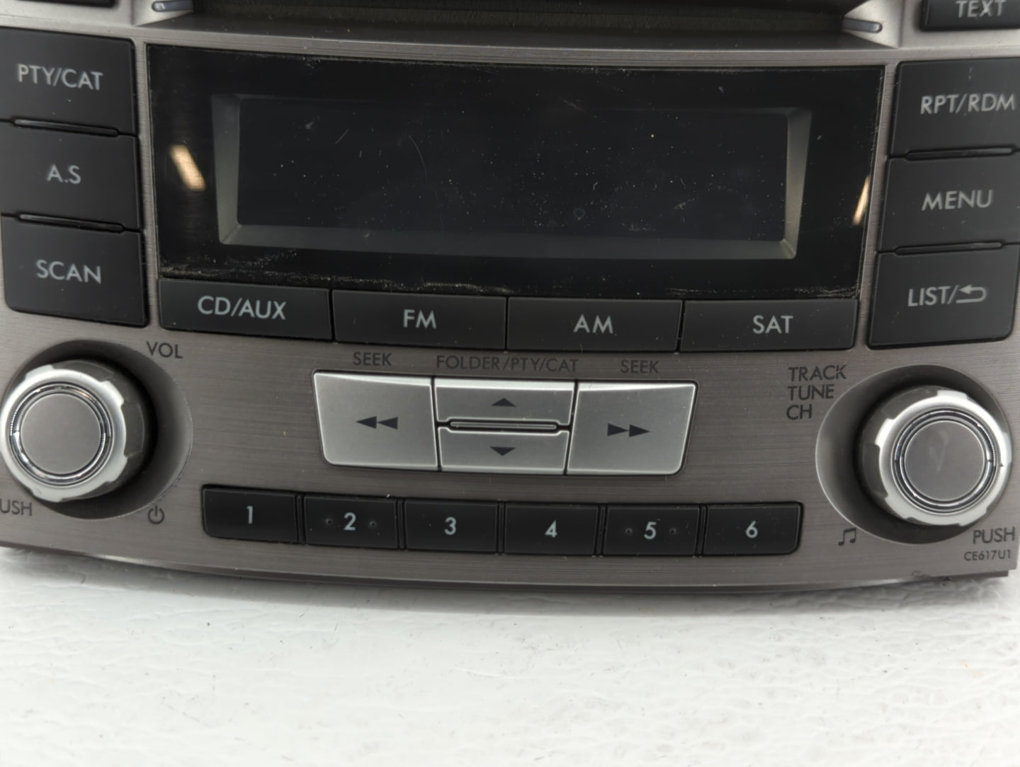 2012-2014 Subaru Legacy Am Fm Cd Player Radio Receiver - Oemusedautoparts1.com