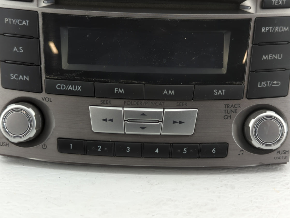 2012-2014 Subaru Legacy Am Fm Cd Player Radio Receiver 440446 - Oemusedautoparts1.com