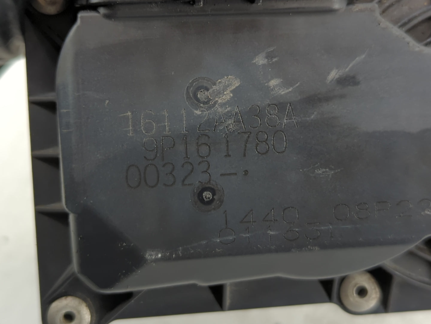 2013-2019 Subaru Legacy Throttle Body P/N:16112AA38A Fits Fits 2013 2014 2015 2016 2017 2018 2019 OEM Used Auto Parts - Oemu