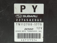2013-2014 Subaru Legacy PCM Engine Control Computer ECU ECM PCU OEM P/N:22765AE04B 22765AE06E, 22765AE06A Fits Fits 2013 201