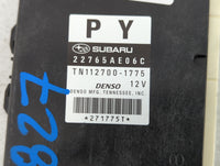 2013-2014 Subaru Legacy PCM Engine Control Computer ECU ECM PCU OEM P/N:22765AE06C 22765AE04B, 22765AE06E Fits Fits 2013 201