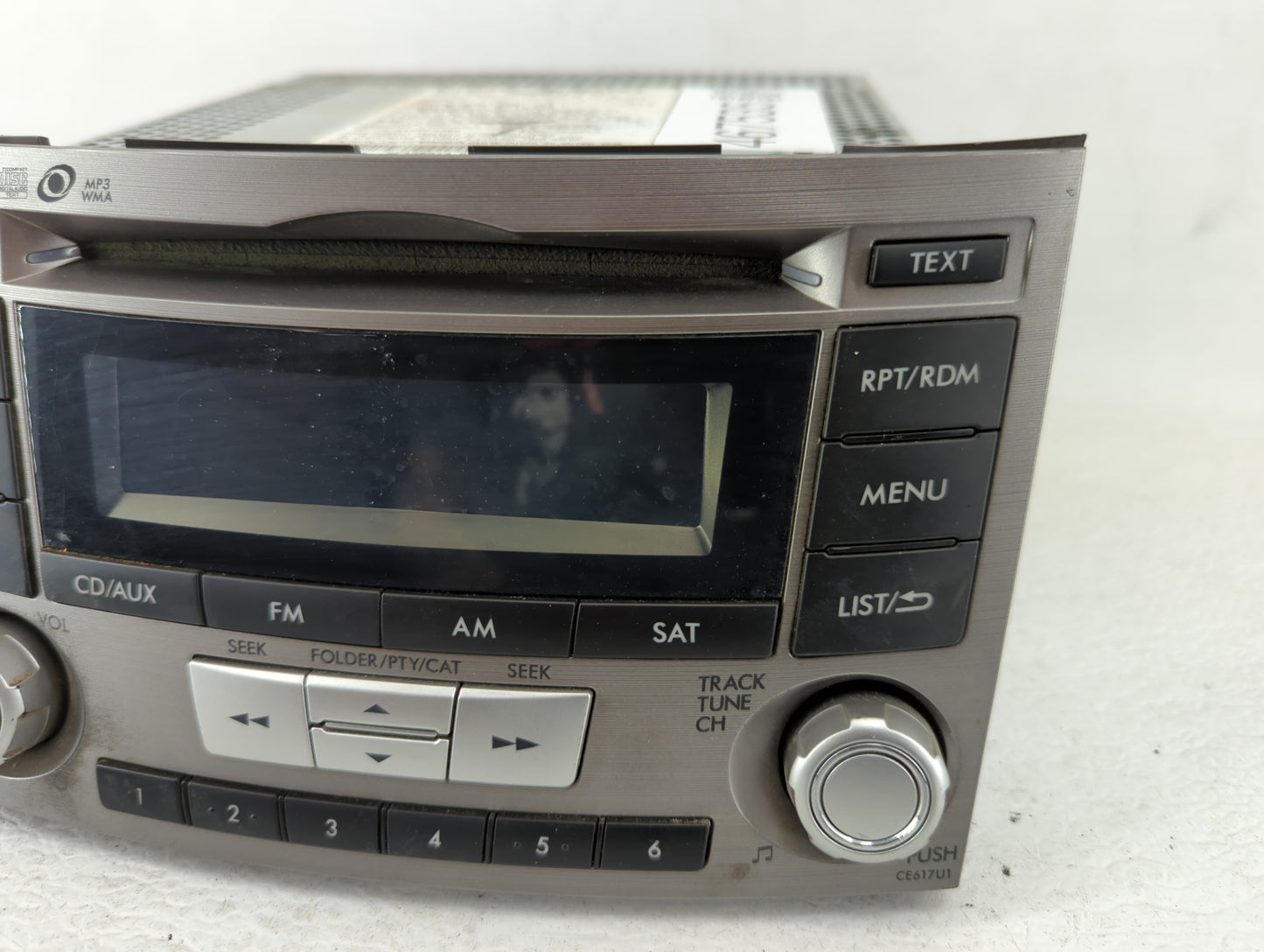 2012-2014 Subaru Legacy Radio AM FM Cd Player Receiver Replacement P/N:86201AJ61A 86271AJ60B, 86201AJ66A Fits Fits 2012 2013
