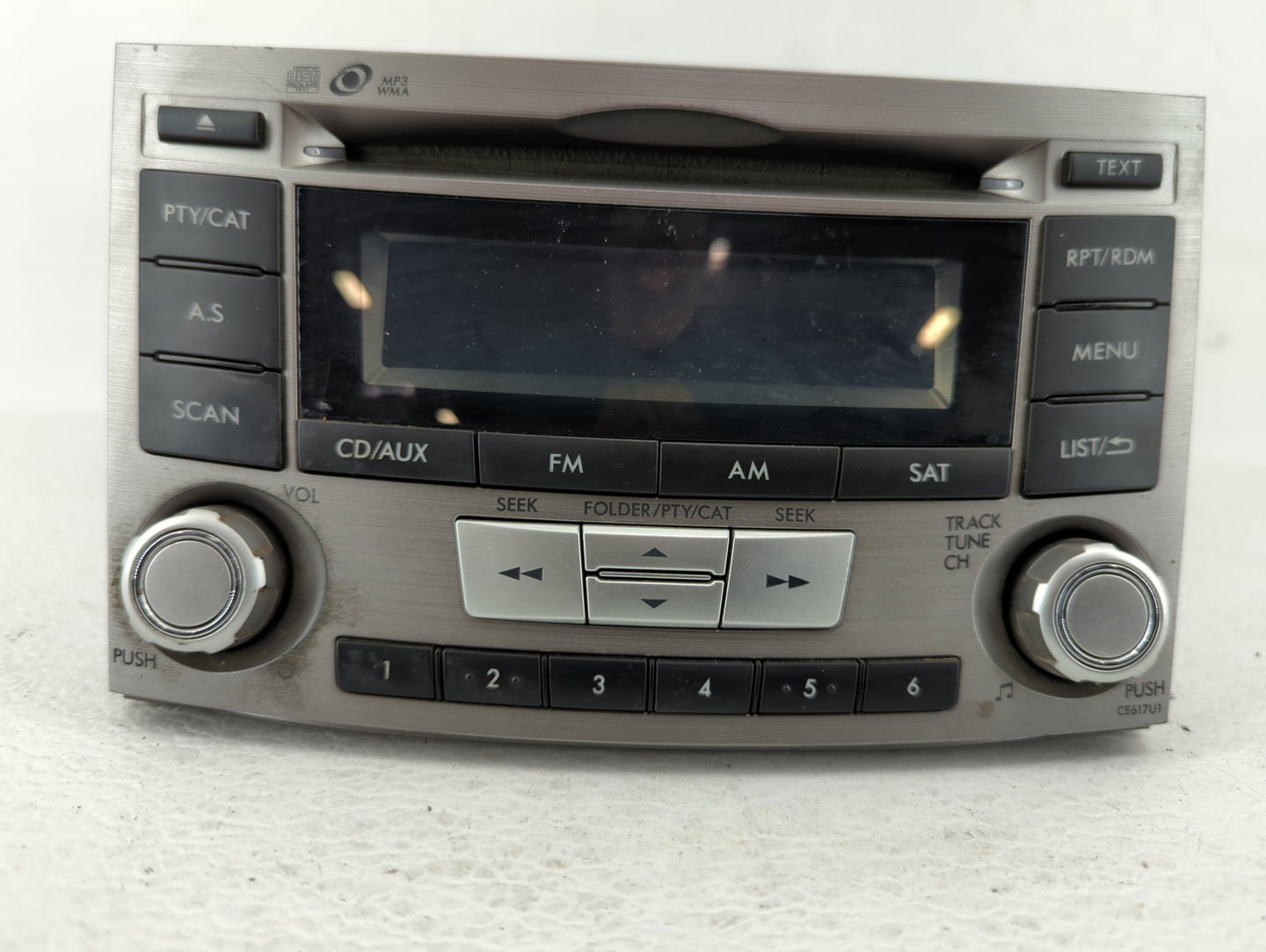 2012-2014 Subaru Legacy Radio AM FM Cd Player Receiver Replacement P/N:86201AJ61A 86271AJ60B, 86201AJ66A Fits Fits 2012 2013