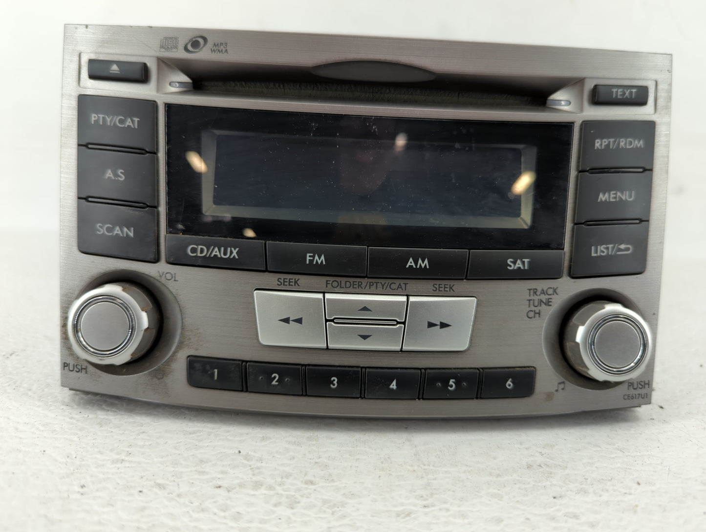 2012-2014 Subaru Legacy Radio AM FM Cd Player Receiver Replacement P/N:86201AJ61A 86271AJ60B, 86201AJ66A Fits Fits 2012 2013