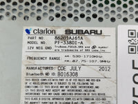 2012-2014 Subaru Legacy Radio AM FM Cd Player Receiver Replacement P/N:86201AJ61A 86271AJ60B, 86201AJ66A Fits Fits 2012 2013