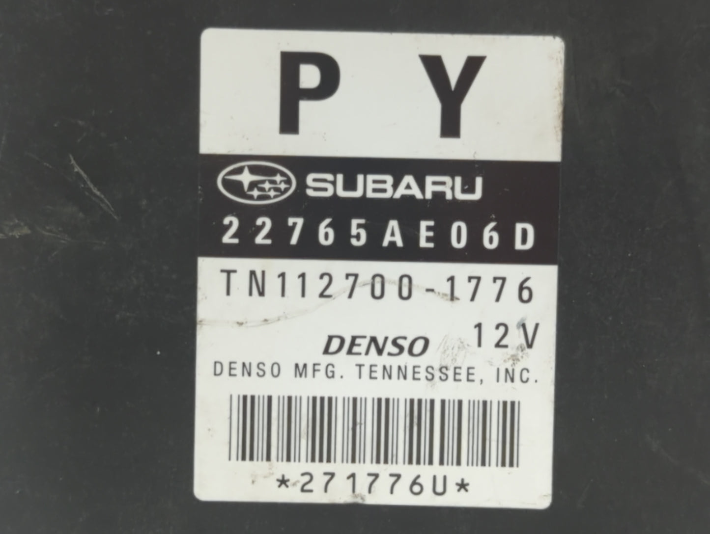 2013-2014 Subaru Legacy PCM Engine Control Computer ECU ECM PCU OEM P/N:22765AE06D 22765AE07C, 22765AE07D Fits Fits 2013 201