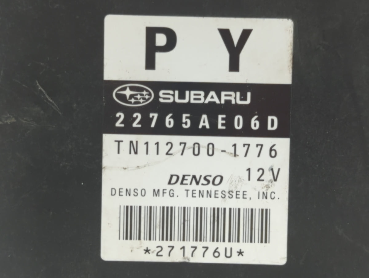 2013-2014 Subaru Legacy PCM Engine Control Computer ECU ECM PCU OEM P/N:22765AE06D 22765AE07C, 22765AE07D Fits 2013 2014 OEM