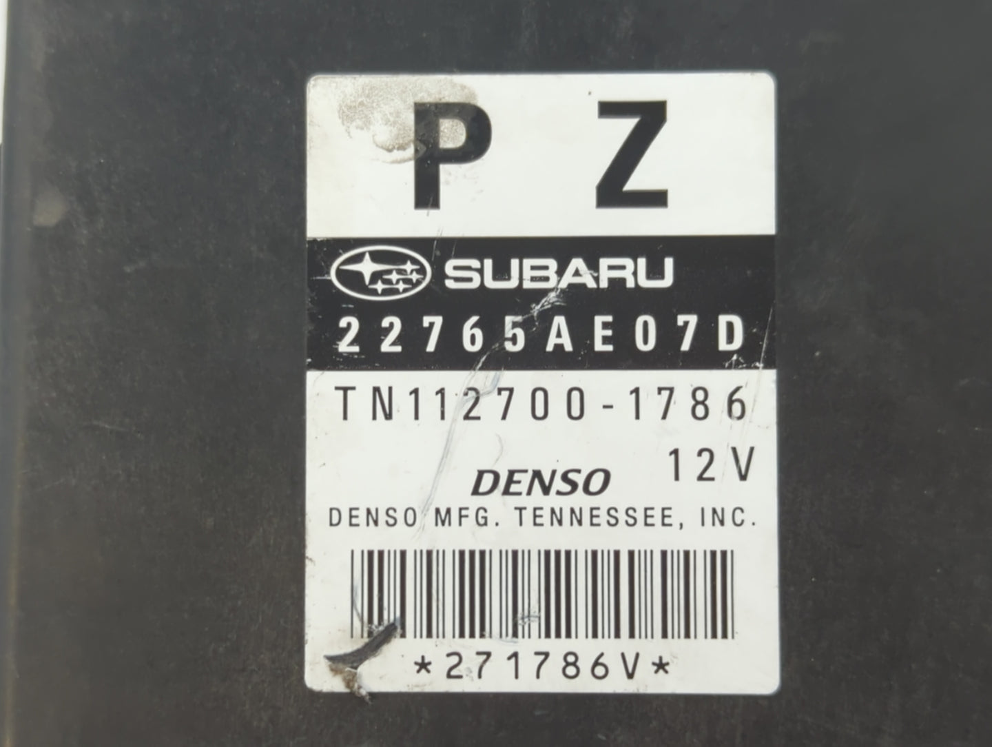 2013-2014 Subaru Legacy PCM Engine Control Computer ECU ECM PCU OEM P/N:22765AE06D 22765AE07C, 22765AE07D Fits Fits 2013 201