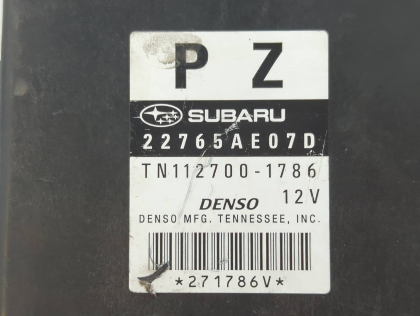 2013-2014 Subaru Legacy PCM Engine Control Computer ECU ECM PCU OEM P/N:22765AE06D 22765AE07C, 22765AE07D Fits Fits 2013 201