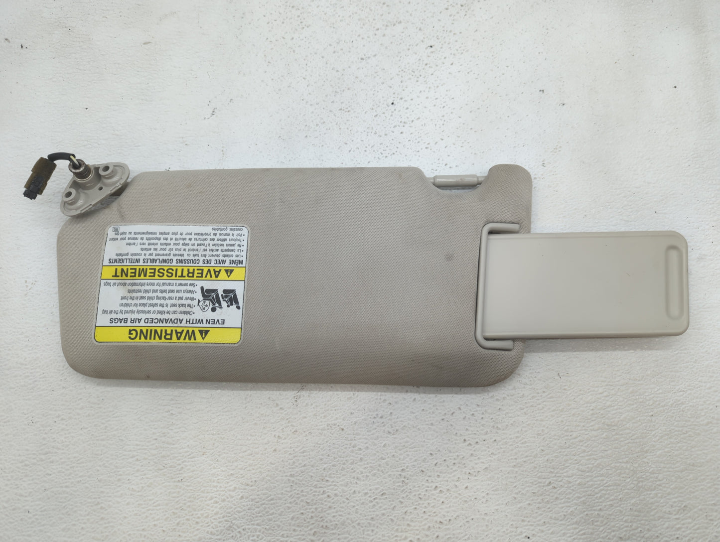 2010-2014 Subaru Legacy Sun Visor Shade Replacement Passenger Right Mirror Fits Fits 2010 2011 2012 2013 2014 OEM Used Auto 