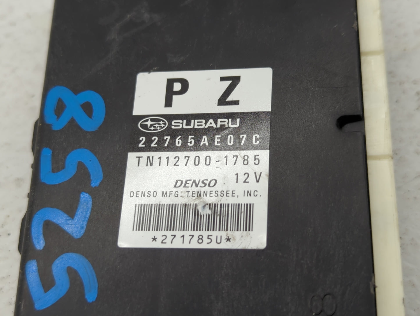 2013-2014 Subaru Legacy PCM Engine Control Computer ECU ECM PCU OEM P/N:22765AE07C 22765AE06D, 22765AE07D Fits Fits 2013 201