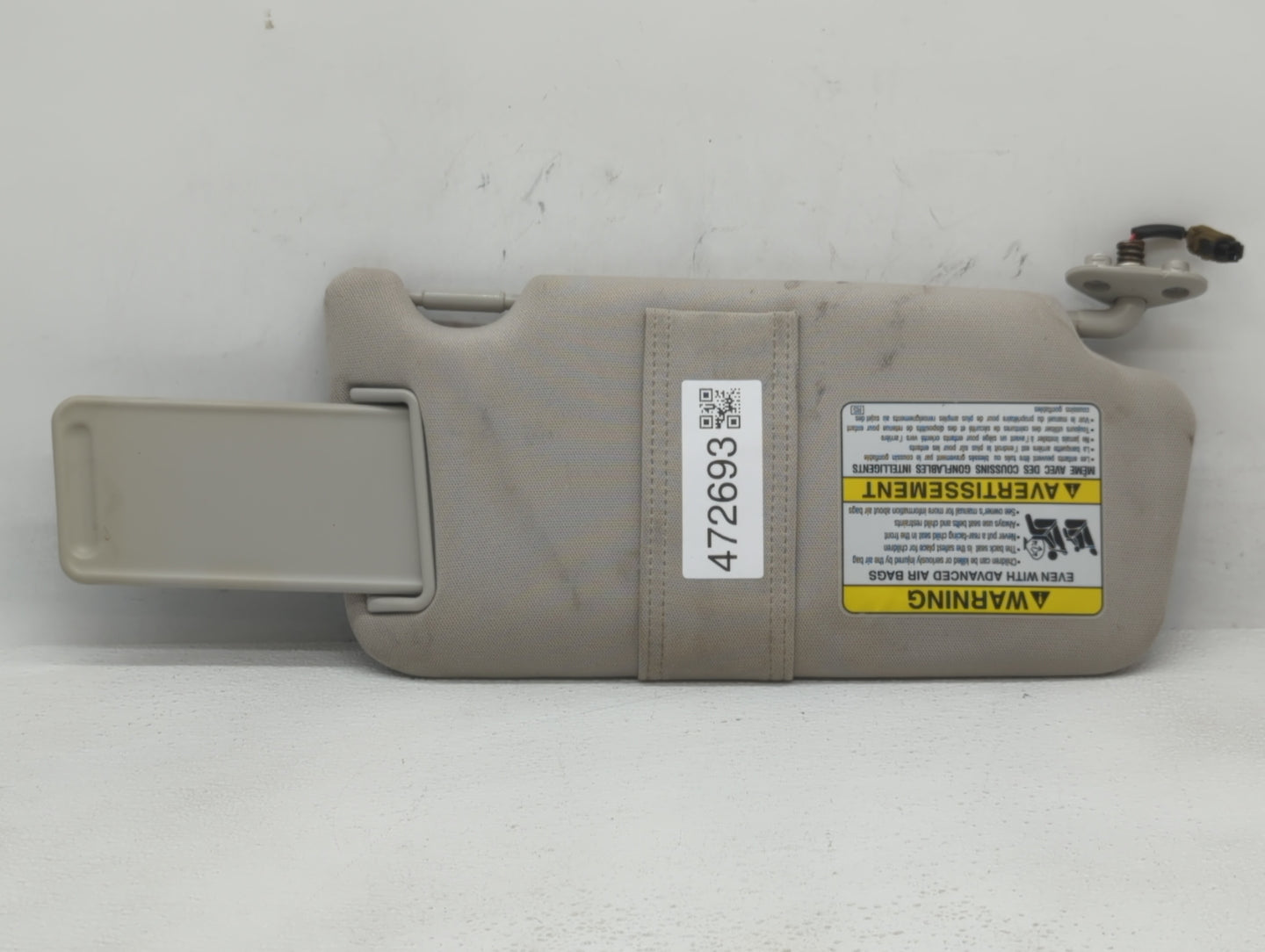 2010-2014 Subaru Legacy Sun Visor Shade Replacement Passenger Right Mirror Fits Fits 2010 2011 2012 2013 2014 OEM Used Auto 