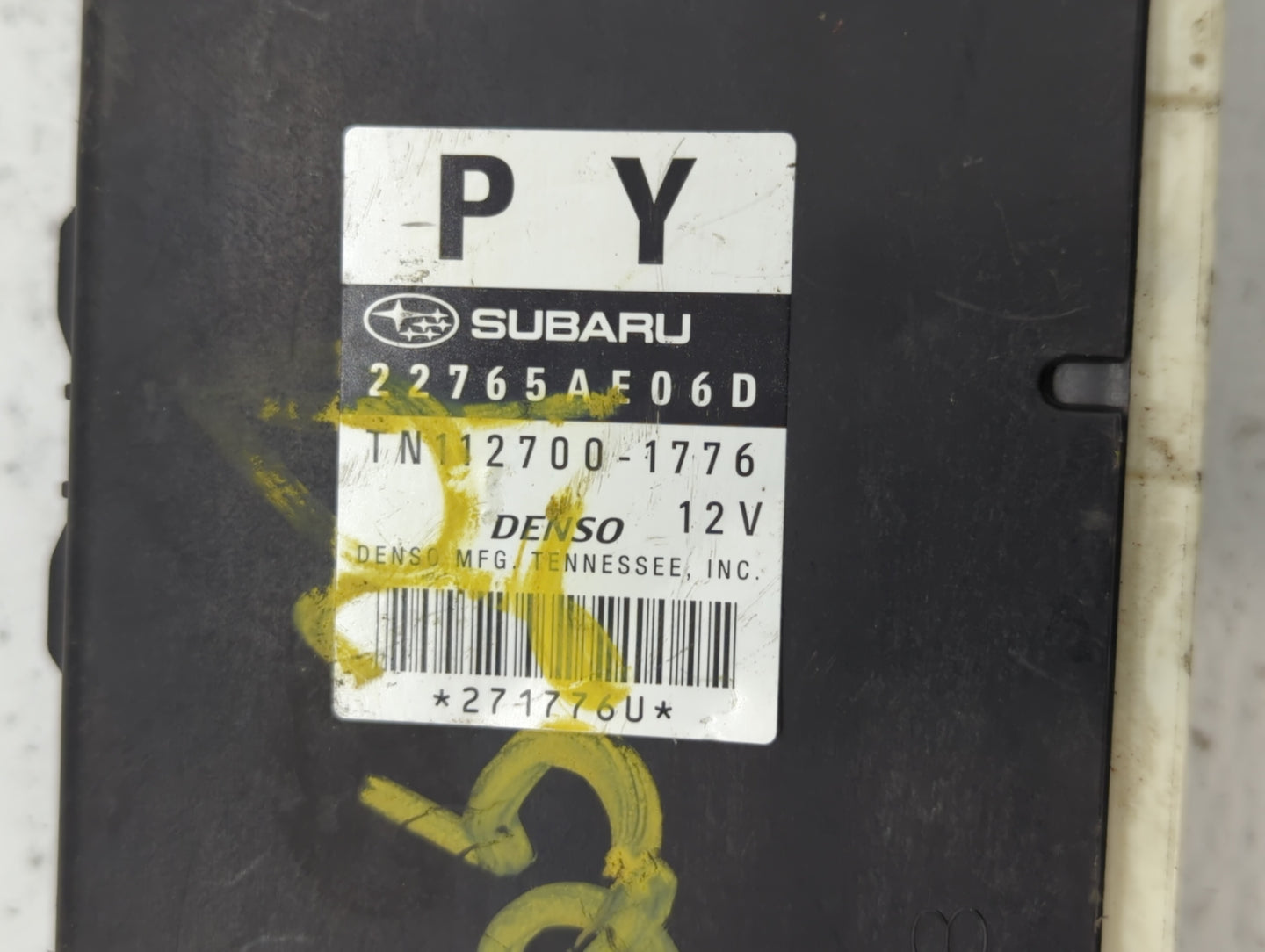 2013-2014 Subaru Legacy PCM Engine Control Computer ECU ECM PCU OEM P/N:22765AE07C 22765AE06D, 22765AE07D Fits Fits 2013 201