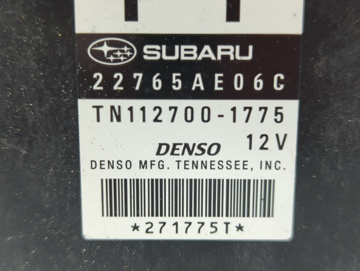 2013-2014 Subaru Legacy PCM Engine Control Computer ECU ECM PCU OEM P/N:22765AE06C 22765AE07C, 22765AE06D Fits Fits 2013 201