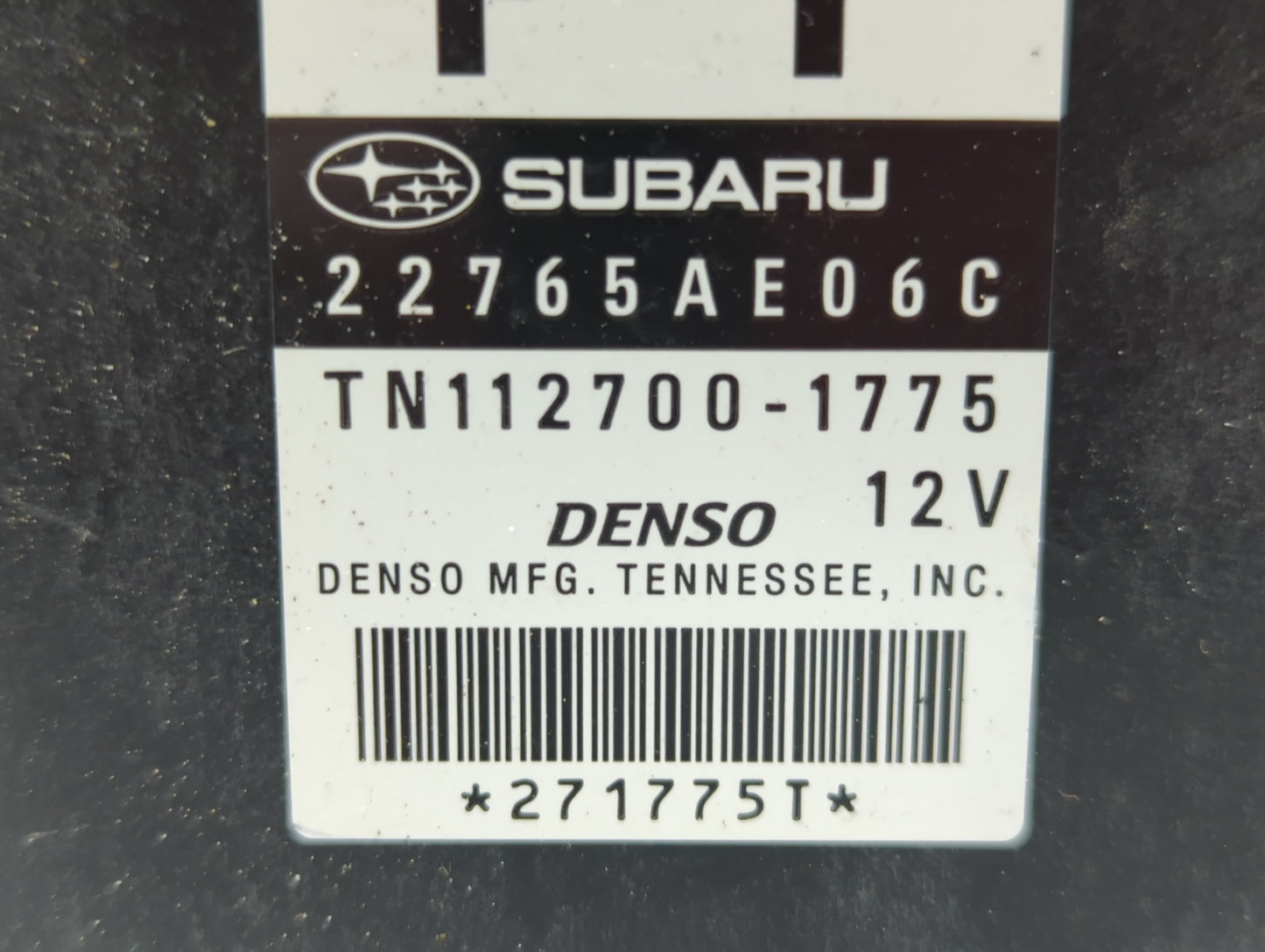 2013-2014 Subaru Legacy PCM Engine Control Computer ECU ECM PCU OEM P/N:22765AE06C 22765AE07C, 22765AE06D Fits Fits 2013 201