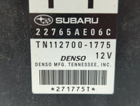 2013-2014 Subaru Legacy PCM Engine Control Computer ECU ECM PCU OEM P/N:22765AE06C 22765AE07C, 22765AE06D Fits Fits 2013 201