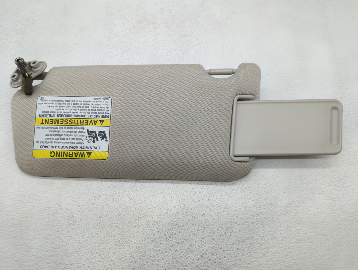 2010-2014 Subaru Legacy Sun Visor Shade Replacement Passenger Right Mirror Fits Fits 2010 2011 2012 2013 2014 OEM Used Auto 