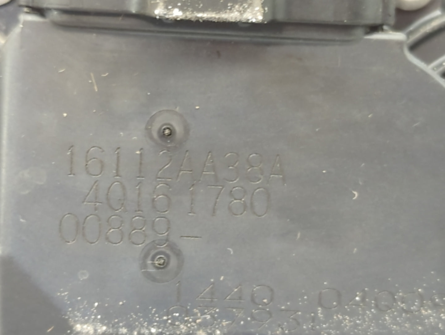 2013-2019 Subaru Legacy Throttle Body P/N:4016 1780 Fits Fits 2013 2014 2015 2016 2017 2018 2019 OEM Used Auto Parts - Oemus