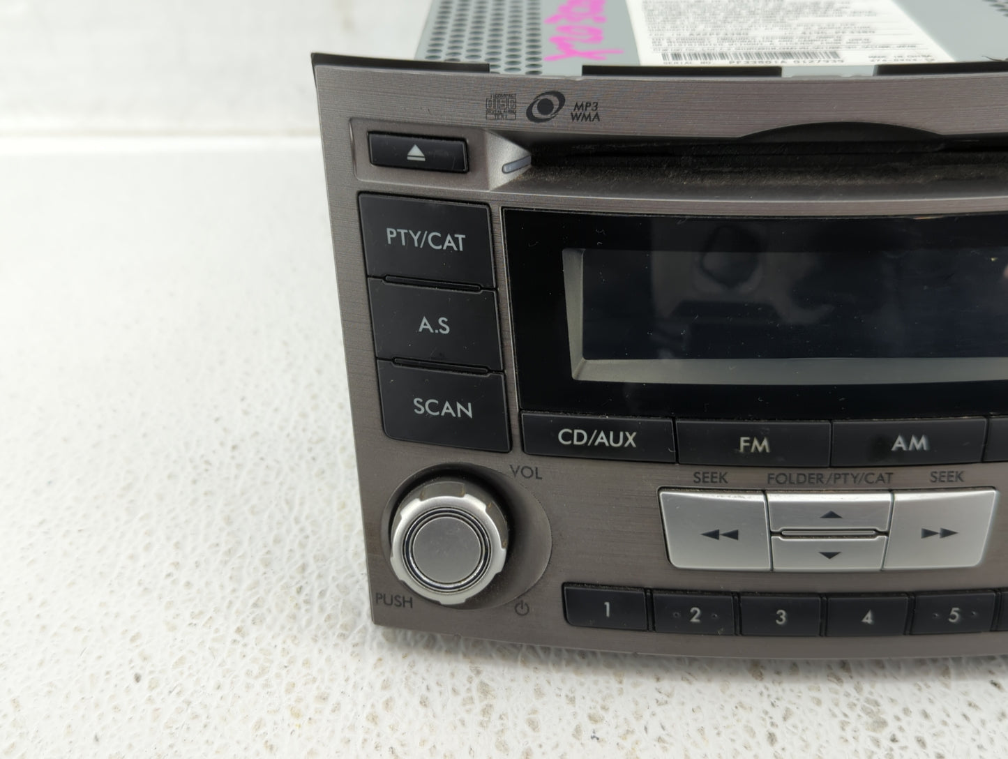 2012-2014 Subaru Legacy Am Fm Cd Player Radio Receiver - Oemusedautoparts1.com