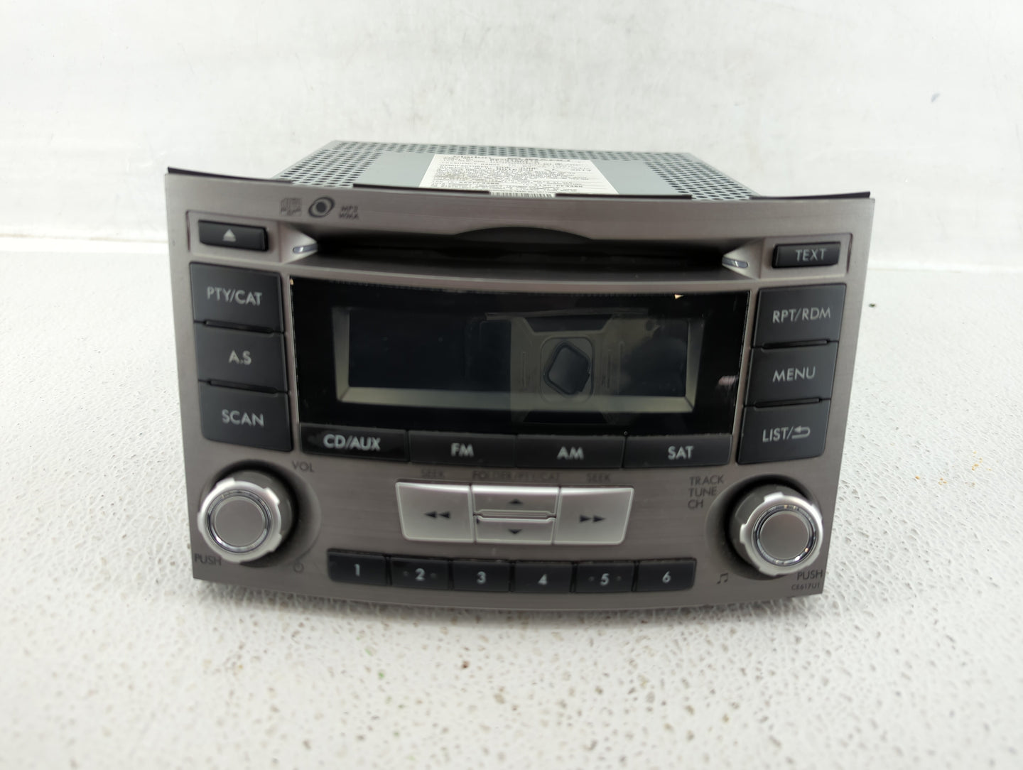 2012-2014 Subaru Legacy Am Fm Cd Player Radio Receiver - Oemusedautoparts1.com
