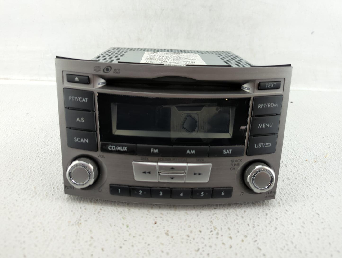 2012-2014 Subaru Legacy Am Fm Cd Player Radio Receiver - Oemusedautoparts1.com