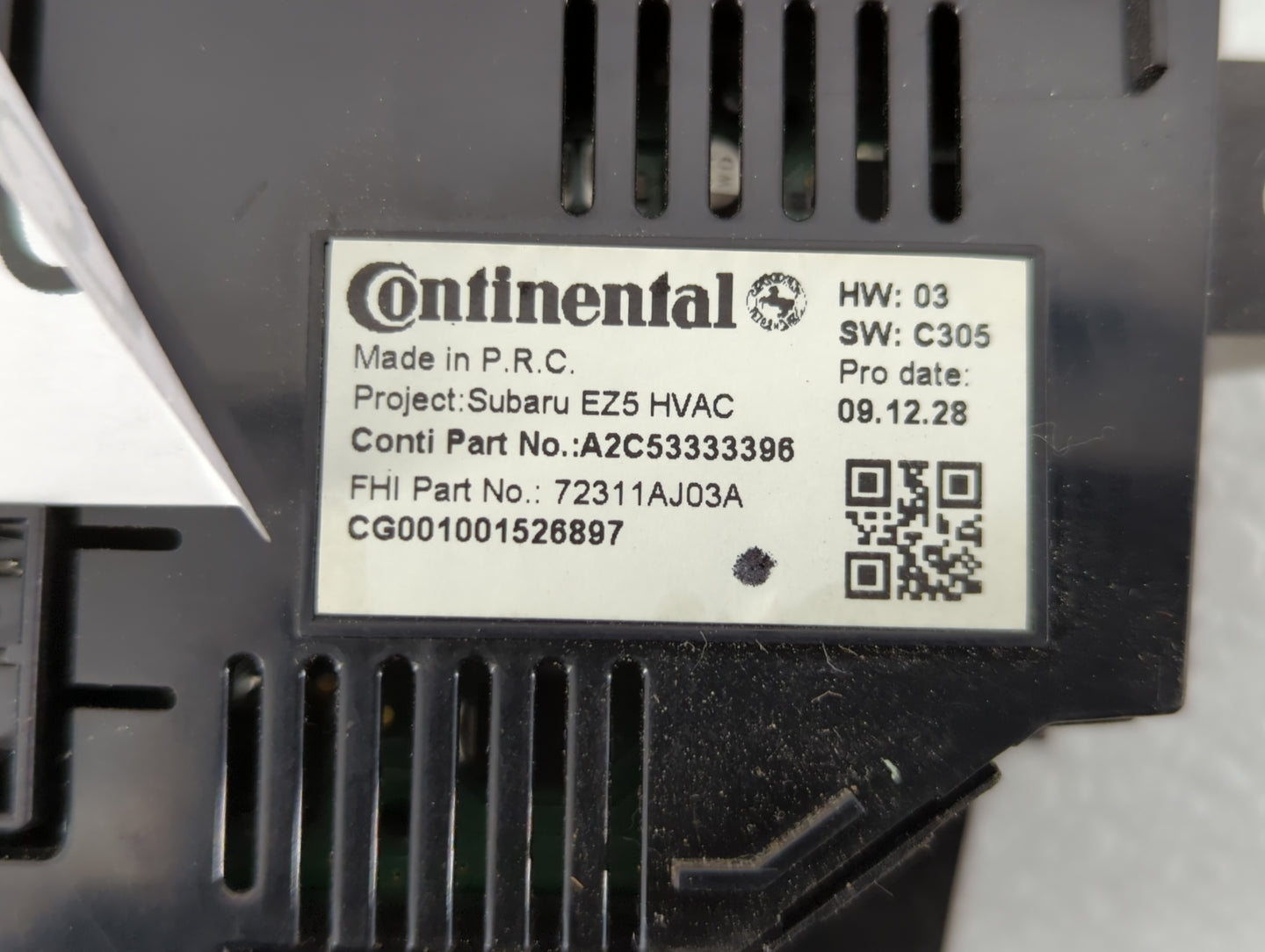 2010-2014 Subaru Legacy Climate Control Module Temperature AC/Heater Replacement P/N:72311AJ08A 72311AJ03A Fits OEM Used Aut