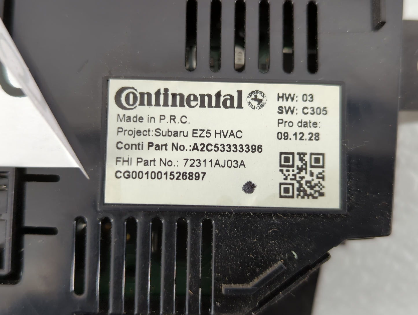2010-2014 Subaru Legacy Climate Control Module Temperature AC/Heater Replacement P/N:72311AJ08A 72311AJ03A Fits OEM Used Aut