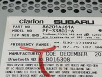 2012-2014 Subaru Legacy Radio AM FM Cd Player Receiver Replacement P/N:86201AJ61A Fits Fits 2012 2013 2014 OEM Used Auto Par