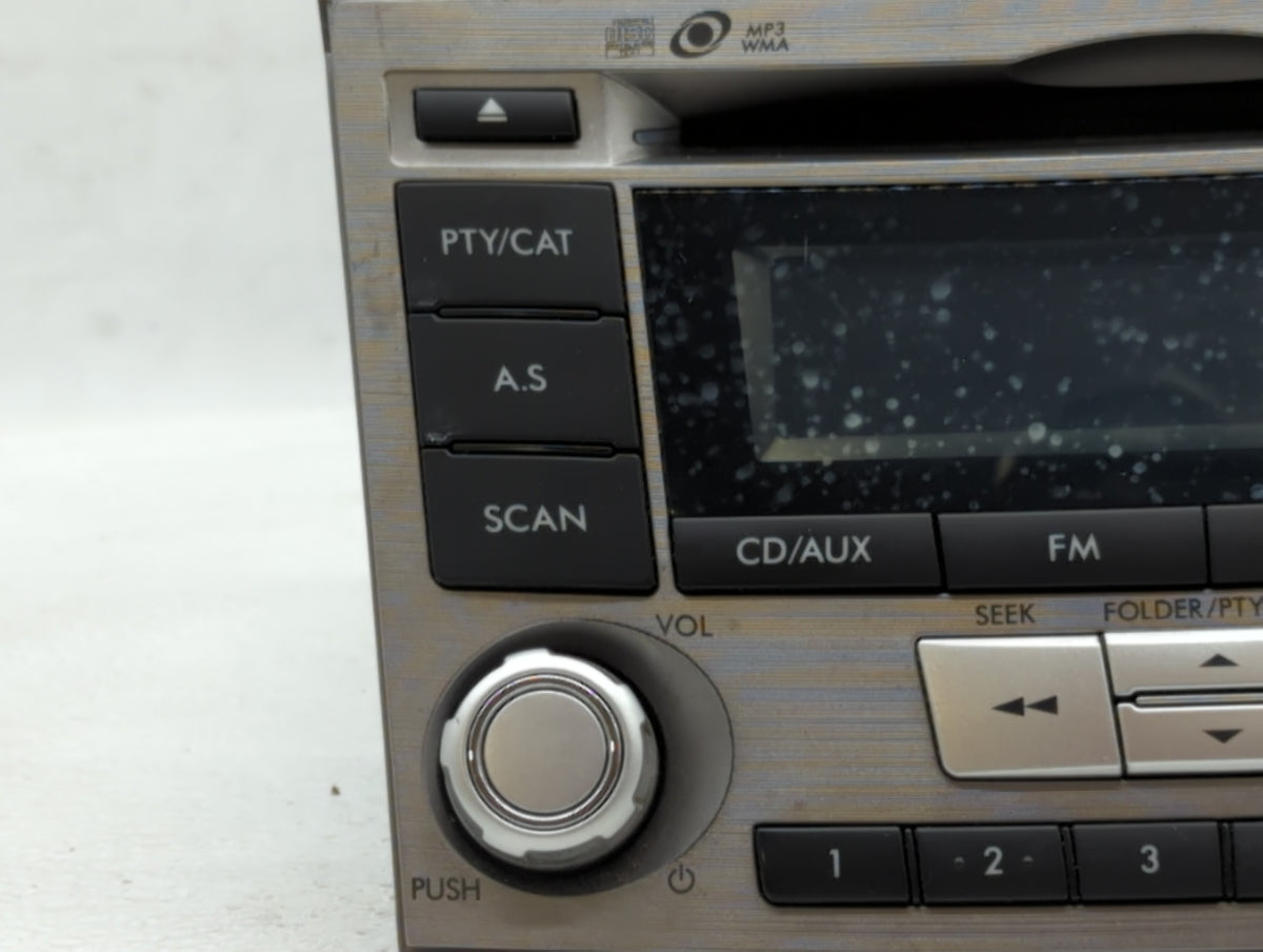 2012-2014 Subaru Legacy Am Fm Cd Player Radio Receiver 510307 - Oemusedautoparts1.com