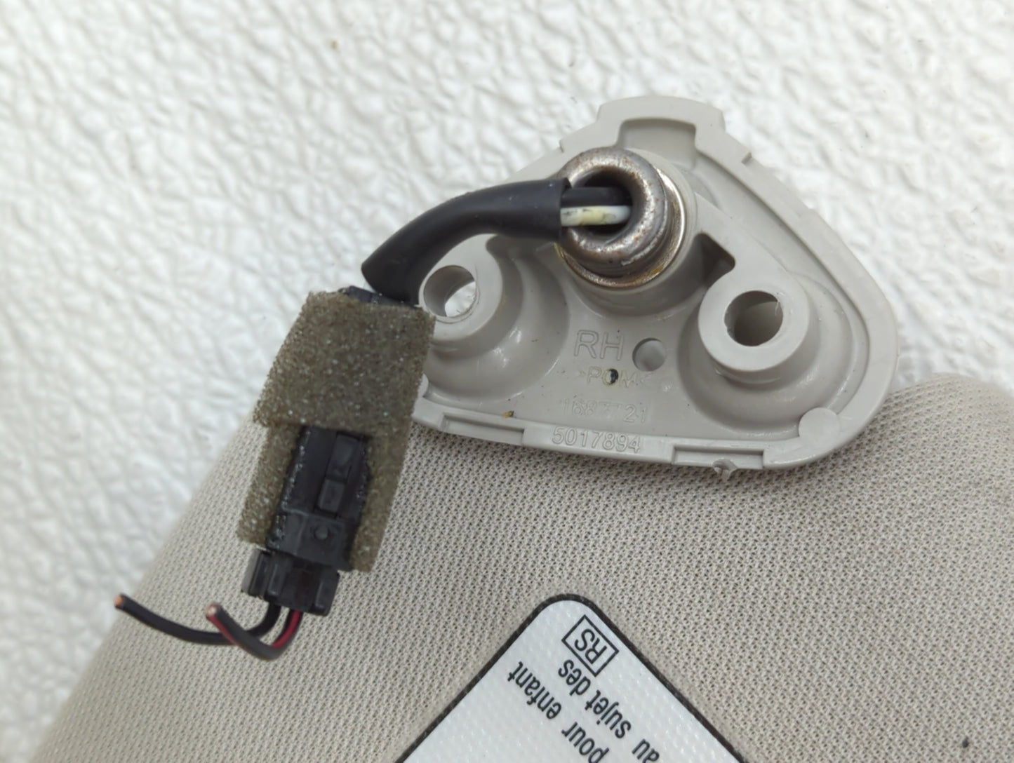 2012-2014 Subaru Legacy Sun Visor Shade Replacement Passenger Right Mirror Fits Fits 2012 2013 2014 OEM Used Auto Parts - Oe