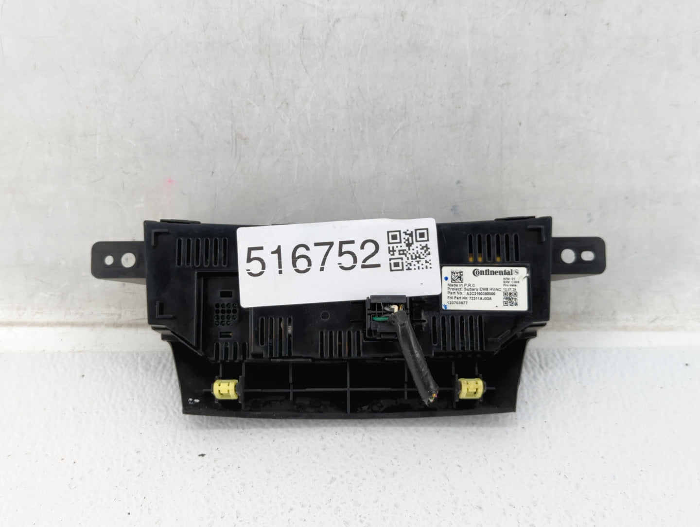2010-2014 Subaru Legacy Climate Control Module Temperature AC/Heater Replacement P/N:72311AJ03A Fits Fits 2010 2011 2012 201