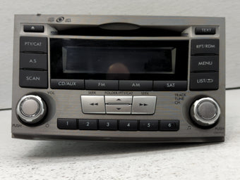 compare product 2012-2014 Subaru Legacy Radio AM FM Cd Player Receiver Replacement P/N:86201AJ61A Fits Fits 2012 2013 2014 OEM Used Auto Parts