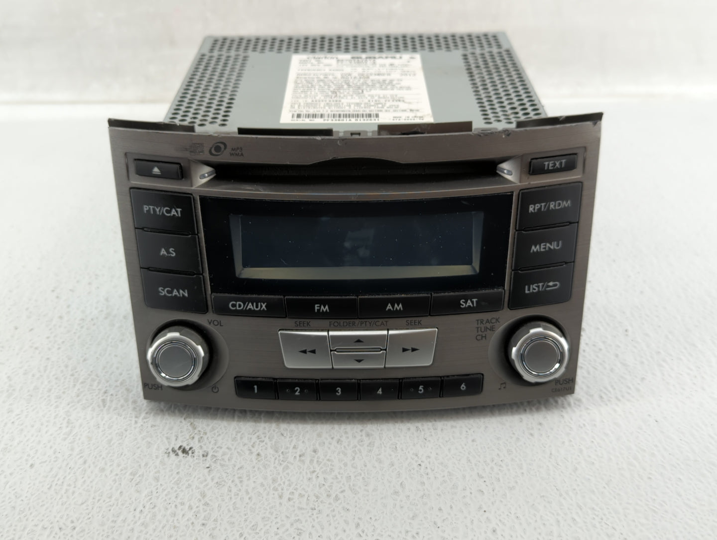 2012-2014 Subaru Legacy Am Fm Cd Player Radio Receiver - Oemusedautoparts1.com