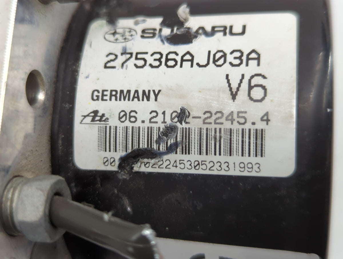 2013-2014 Subaru Legacy Anti-Lock Brake ABS Pump Module Actuator OEM P/N:27536AJ03A Fits Fits 2013 2014 OEM Used Auto Parts 