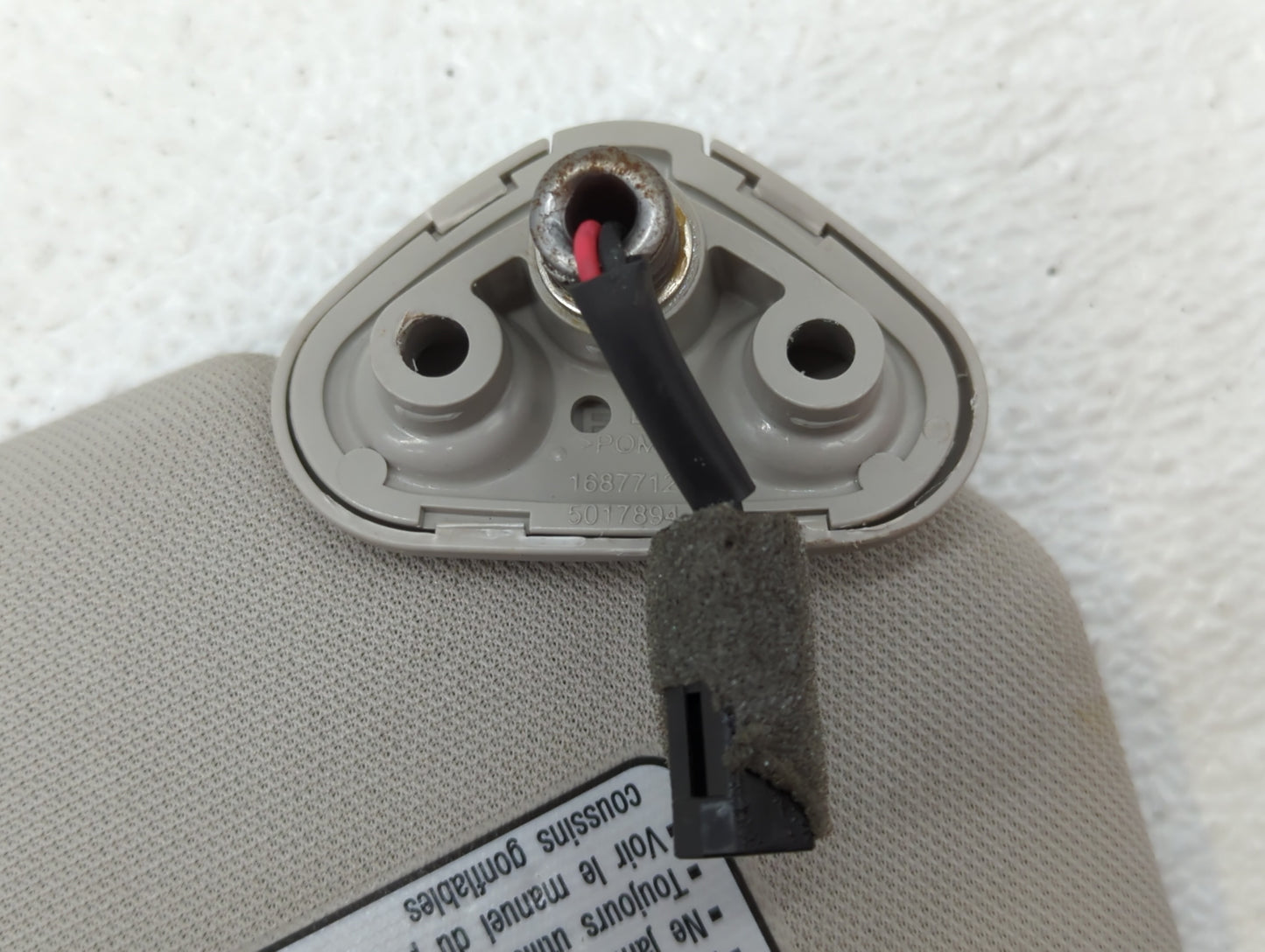 2010-2014 Subaru Legacy Sun Visor Shade Replacement Driver Left Mirror Fits Fits 2010 2011 2012 2013 2014 OEM Used Auto Part
